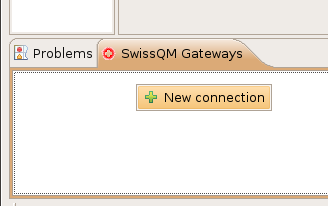 Adding a new gateway connection in the SwissQM Eclipse Plugin